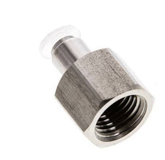 Racor de 4mm x G1/4'' con rosca hembra Acero inoxidable/PA EPDM/PTFE