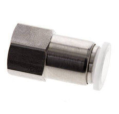Racor de 10mm x G1/4'' con rosca hembra Acero inoxidable/PA EPDM/PTFE