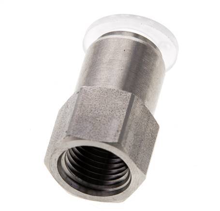 Racor de 10mm x G1/4'' con rosca hembra Acero inoxidable/PA EPDM/PTFE