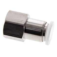 Racor de 10mm x G3/8'' con rosca hembra Acero inoxidable/PA EPDM/PTFE