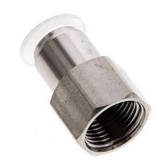 Racor de 10mm x G3/8'' con rosca hembra Acero inoxidable/PA EPDM/PTFE