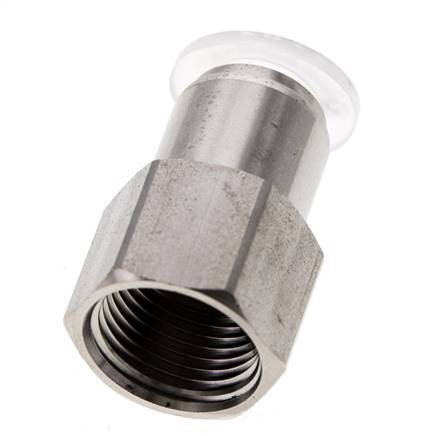 Racor de 10mm x G3/8'' con rosca hembra Acero inoxidable/PA EPDM/PTFE