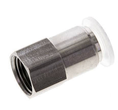 Racor de 12mm x G3/8'' con rosca hembra Acero inoxidable/PA EPDM/PTFE