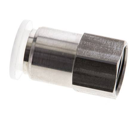 Racor de 12mm x G3/8'' con rosca hembra Acero inoxidable/PA EPDM/PTFE