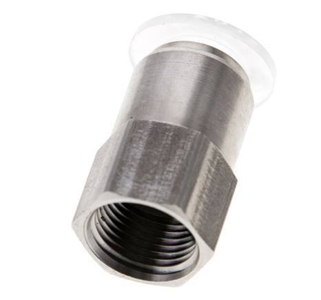 Racor de 12mm x G3/8'' con rosca hembra Acero inoxidable/PA EPDM/PTFE