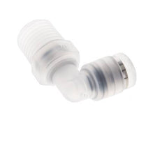 Racor de 6mm x R1/4'' 90deg con rosca macho Latón FKM Giratorio