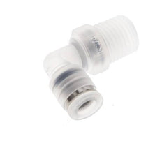 Racor de 6mm x R1/4'' 90deg con rosca macho Latón FKM Giratorio