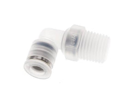 Racor de 6mm x R1/4'' 90deg con rosca macho Latón FKM Giratorio