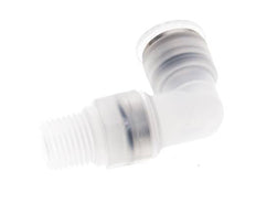 Codo de 90 grados 10mm x R1/4'' con rosca macho Latón FKM Giratorio