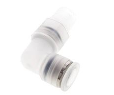 Codo de 90 grados 10mm x R1/4'' con rosca macho Latón FKM Giratorio