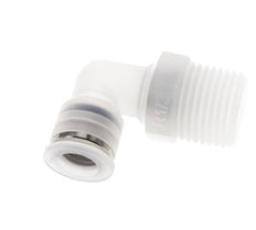Codo de 90 grados 10mm x R1/2'' con rosca macho Latón FKM Giratorio