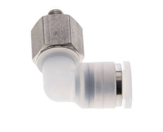 6mm x M 5 90deg Elbow Push-in Fitting with Male Threads PA/Stainless Steel EPDM Rotatable