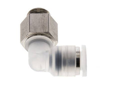 Racor de 6mm x G1/8'' 90deg con rosca macho PA/Acero inoxidable EPDM Giratorio