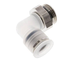 Codo de 90 grados 12mm x G1/2'' con rosca macho PA/Acero inoxidable EPDM Giratorio