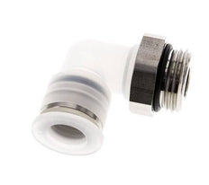 Codo de 90 grados 12mm x G1/2'' con rosca macho PA/Acero inoxidable EPDM Giratorio