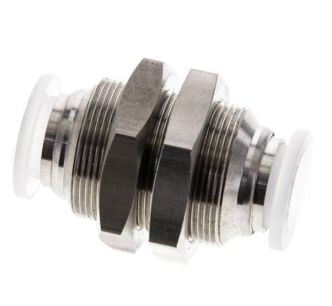 Racor de 12mm Acero inoxidable/PA EPDM/PTFE Pasamuros