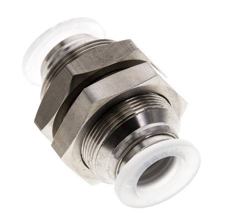 Racor de 12mm Acero inoxidable/PA EPDM/PTFE Pasamuros