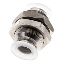 Racor de 12mm Acero inoxidable/PA EPDM/PTFE Pasamuros