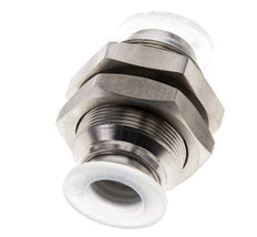 Racor de 12mm Acero inoxidable/PA EPDM/PTFE Pasamuros