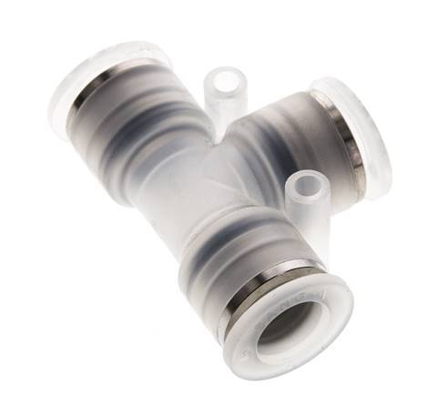 Racor en T de 12 mm PA 66 NBR
