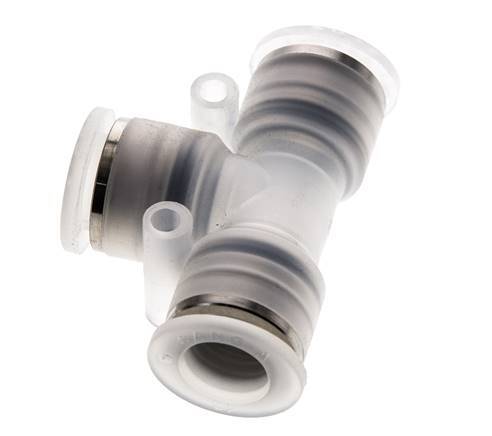 Racor en T de 12 mm PA 66 NBR