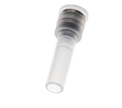 Racor de 6mm x 8mm con enchufe PA 66 NBR