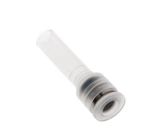 Racor de 6mm x 8mm con enchufe PA 66 NBR