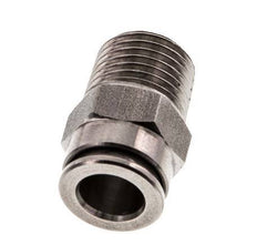 Racor de 8mm x R1/4'' con rosca macho Acero inoxidable FKM