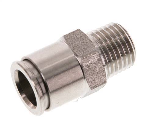 Racor de 10mm x R1/4'' con rosca macho Latón FKM