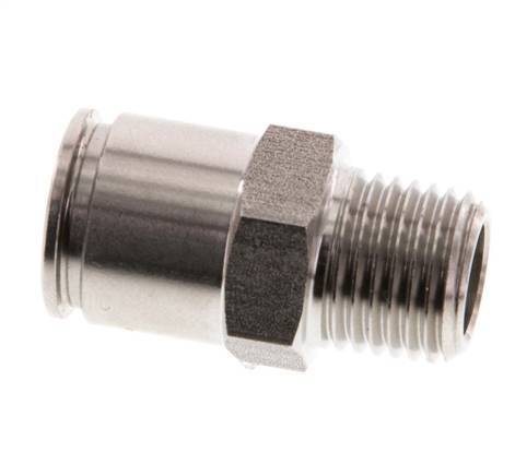 Racor de 10mm x R1/4'' con rosca macho Latón FKM