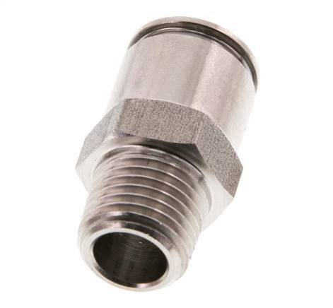Racor de 10mm x R1/4'' con rosca macho Latón FKM