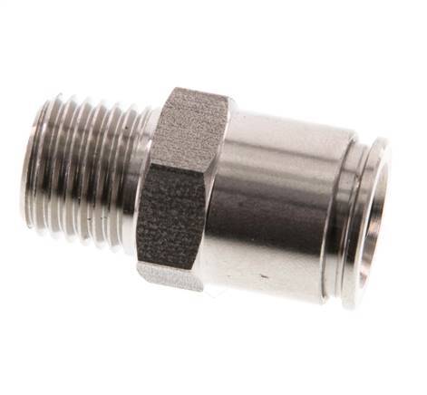 Racor de 10mm x R1/4'' con rosca macho Latón FKM