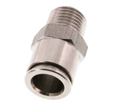 Racor de 10mm x R1/4'' con rosca macho Latón FKM