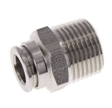 Racor de 8mm x R3/8'' con rosca macho Acero inoxidable FKM