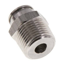 Racor de 8mm x R3/8'' con rosca macho Acero inoxidable FKM