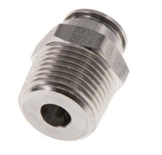 Racor de 8mm x R3/8'' con rosca macho Acero inoxidable FKM