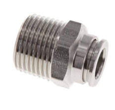 Racor de 8mm x R3/8'' con rosca macho Acero inoxidable FKM