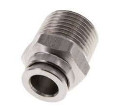 Racor de 8mm x R3/8'' con rosca macho Acero inoxidable FKM