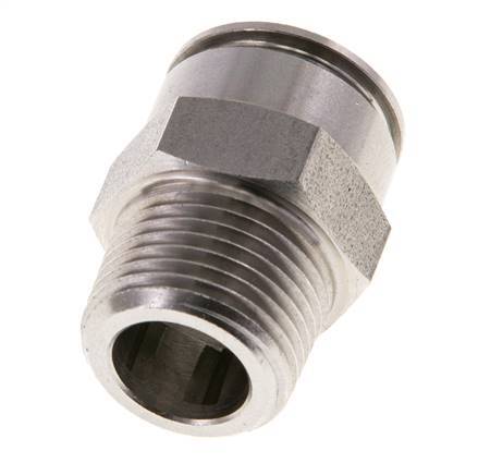 Racor de 12mm x R3/8'' con rosca macho de latón FKM
