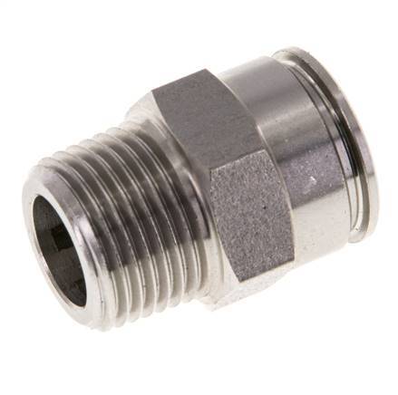 Racor de 12mm x R3/8'' con rosca macho de latón FKM