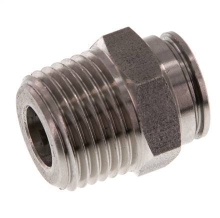 Racor de 12mm x R1/2'' con rosca macho Latón FKM