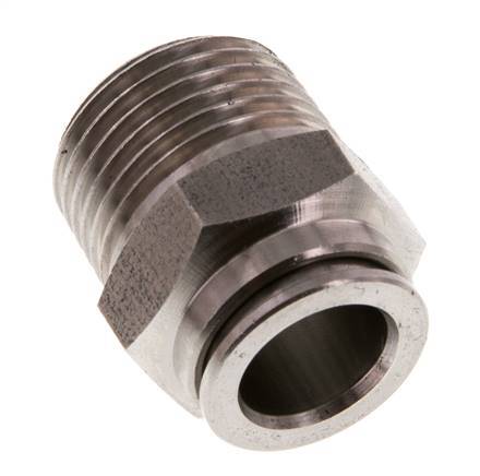 Racor de 12mm x R1/2'' con rosca macho Latón FKM