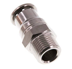 Racor de 16mm x R1/2'' con rosca macho Latón/PA 66 NBR