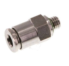 Racor de 4mm x M 5 con rosca macho Acero inoxidable FKM