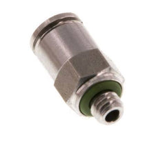 Racor de 4mm x M 5 con rosca macho Acero inoxidable FKM