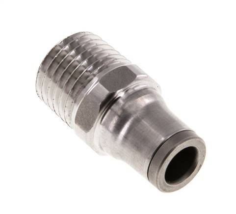 Racor de 6mm x 1/4'' NPT con rosca macho Acero inoxidable FKM