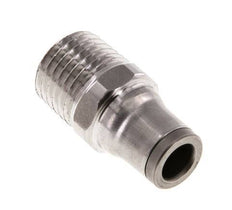 Racor de 6mm x 1/4'' NPT con rosca macho Acero inoxidable FKM