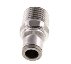 Racor de 6mm x 1/4'' NPT con rosca macho Acero inoxidable FKM