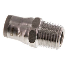 Racor de 8mm x 1/4'' NPT con rosca macho Acero inoxidable FKM