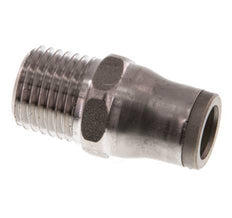 Racor de 8mm x 1/4'' NPT con rosca macho Acero inoxidable FKM